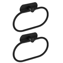 Stainless Steel Towel Holder Self-Adhesive Bathroom Towels Rack Washhand Hanger Ring Rail Kitchen S