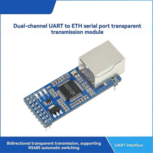 2-CH UART to ETH Ethernet Converter Transmission Module 2