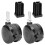 2pcs 70360 Locking Caster with Insert for 300 Grill Parts E310 E320 S330,for BBQ Wheel 1