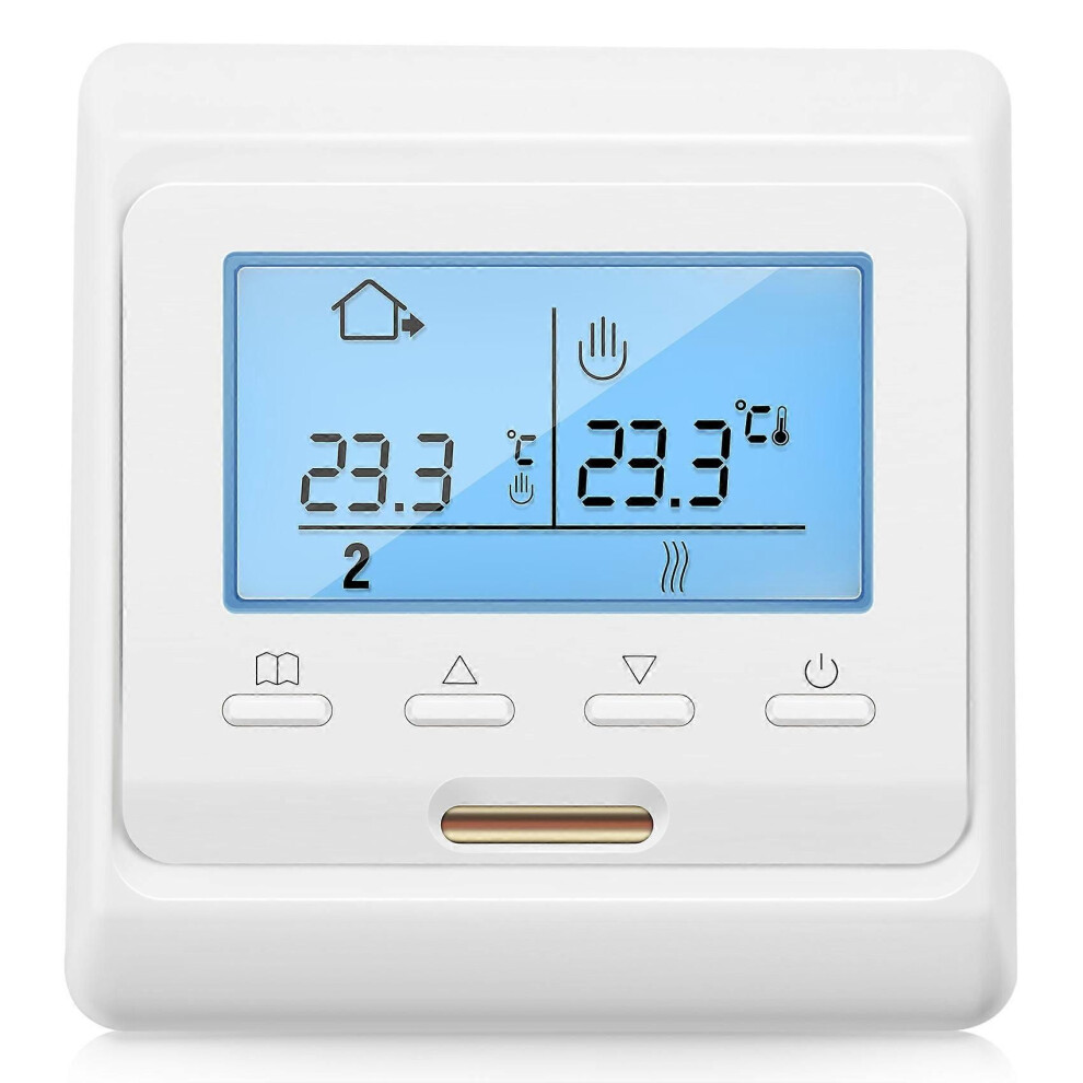 16A 230V Lcd Programmable Warm Floor Heating Room Thermostat Thermoregulator Temperature Controller 9409192861801