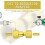 CGA-320 to CGA-580 Adapter, Carbon Dioxide Bottom to Nitrogen Regulator Flowmeter Thread Converter 2