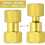 CGA-320 to CGA-580 Adapter, Carbon Dioxide Bottom to Nitrogen Regulator Flowmeter Thread Converter 4