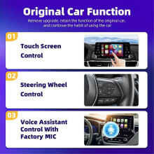 Adaptador inalámbrico para coche Android Auto con cable, mini caja inteligente, plug and play, WiFi