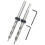 3/8" Drill Bit Set with Depth Stop Collar & SQ2 Screwdriver Bits for Pocket Hole Jig System 2