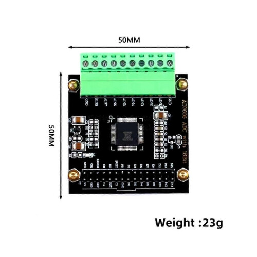 AD7606 Module Multi-Channel AD Data Acquisition Module 16-Bit ADC 8-Channel Synchronization Sampling 2