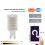Λάμπα LED G9 Tuya WiFi με δυνατότητα ρύθμισης φωτισμού, έξυπνο φω 2