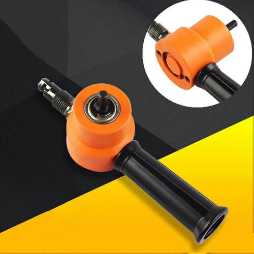360 Degree Adjustable Double Headed Sheet Metal Nibbler Drill Attachment with Extra Punch 1