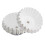 100Pack White Perforated Disposable Coffee Filters for Hamilton Beach 45 Cup Coffee Maker 1