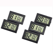 5er-Pack Mini-Digitalthermometer-Hygrometer, digitales elektronisches Temperatur- und Feuchtigkeitsmessgerät