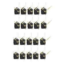 20Pcs DIY Silent Movement Spindle Hands Wall Quartz Clock Movement Mechanism Repair Tools Part Clock Kit