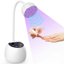 UV LED Nagellampa Sladdlös 36W Mini UV-Ljus för Gel X Naglar Tips Uppladdningsbar Nageltorkare med &