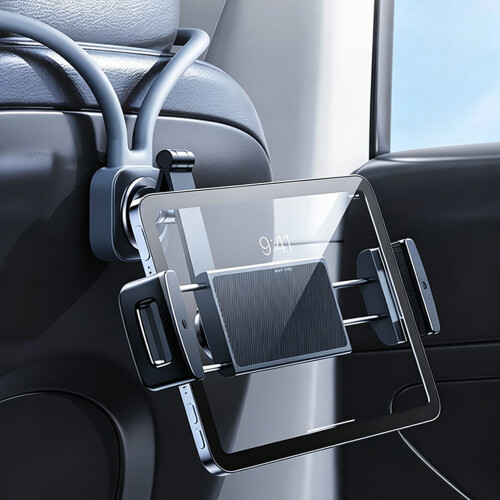 Silicone Car Headrest Pad Holder Backbench Car Panel Holder With 1