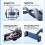 Silicone Car Headrest Pad Holder Backbench Car Panel Holder With 4