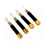 Professional PDR Paintless Dent Repair 4pc Tapper Knockdown Set with Tips 4