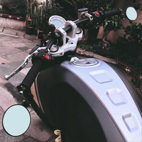 Motorcycle Universal Rearview Mirror for 22mm Handlebar Modification 2