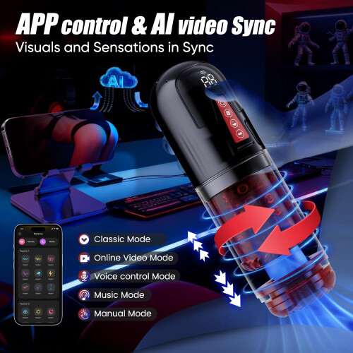 Male Stroker Thrust Rotation Suction Vibration 1