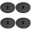 4X Blind Filter Backflush Disk Rubber for Espresso Machines Brewing Head Backwashing Gasket 1
