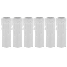 6pcs Chandelier Candle Sleeves E14 Candle Socket Covers Candelabra Base Covers
