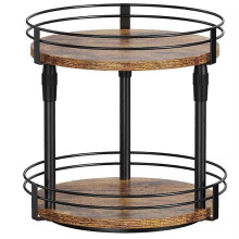 Organizer-Spice-Rack, 2-Tier Rotating Spice Organizer for Kitchen-Cabinet-Countertop-Pantry, Turnta