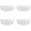 Συσκευασία 4 λαμπτήρων LED Gx53 9W 900lm 4000K ουδέτερου λευκού χωρί 1