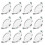 12pcs 7W White LED Downlight Recessed Ceiling Lights, Slim Design, Energy Efficient 1