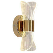 Gouden acryl wandlamp, decoratieve LED-wandlamp die past bij moderne huisverlichting.