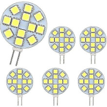 Λαμπτήρας LED G4 2W AC/DC 12V Θερμό Λευκό, Ισοδύναμο Αλογόνου 20W,