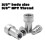 3/8Inch NPT Thread ISO7241-1A Hydraulic Quick Disconnect Coupler Set with Dust Cap 2