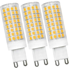 Dimmbare G9-LED-Lampe, 9 W, entspricht Halogen, warmweiß (3000 K), 220–240 V Wechselstrom, für Kristalllampen,