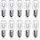 Συσκευασία 10 μικρών λαμπτήρων Edison με βίδα 25W SES E14, διαφανείς 1