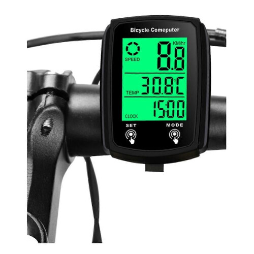 Fietscomputer, waterdichte snelheidsmeter, kilometerteller, fietsstopwatch, fietsaccessoires 2