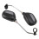 1 Pair Bike 360Rotation Rearview Mirror Wide Angle Handlebar Mirror 3