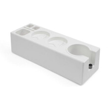 51-58mm ABS Coffee Filter Tamper Holder Coffee Knock Box White