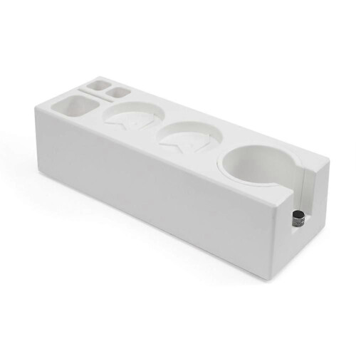 51-58mm ABS Coffee Filter Tamper Holder Coffee Knock Box White