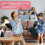 Mini karaokemachine, geschikt voor kinderen, draagbare Bluetooth-luidspreker met dubbele microfoons, 4
