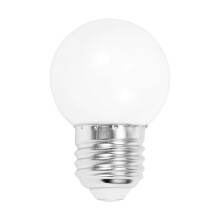Żarówka LED E27, biała, plastikowa (moc 0,5 W, biała)
