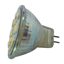 6W GU4(MR11) LED Σποτ MR11 12 SMD 5730 570 lm DC 12V, Θερμό Λευκό