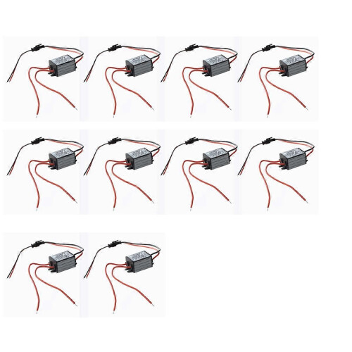 10X 3W LED Λάμπα Οδηγού Ηλεκτρικής Μετατροπής 85V - 265V