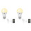 2X Έξυπνη Λάμπα LED RGB USB - Επαναφορτιζόμενη, Ρυθμιζόμενης Φω 1