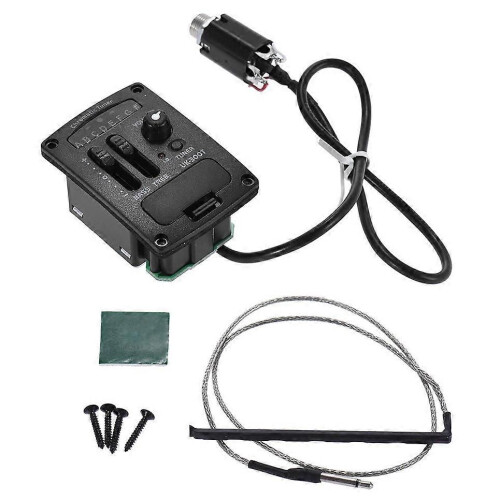 Uk-300T Προενισχυτής Ukulele Piezo Pickup 2-Band Equalizer