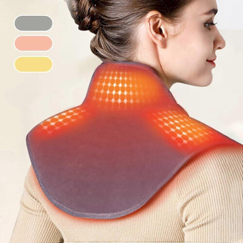 Heating Pad for Neck and Shoulders with Adjustable 3-Level Temperature Control 1