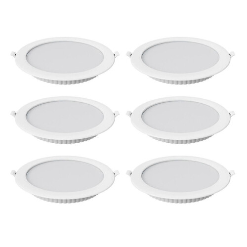 6 τεμάχια 12w LED φωτιστικό οροφής με στρογγυλό φωτισμό ορο