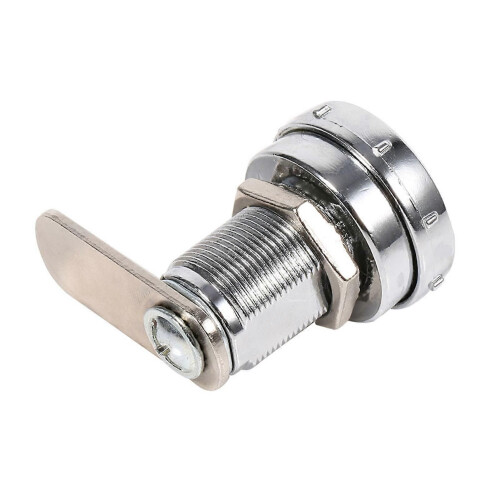 3 Digit Code Combination Cam Cabinet Silver Stainless Steel Convenient Password Security Coded Lock #2 1