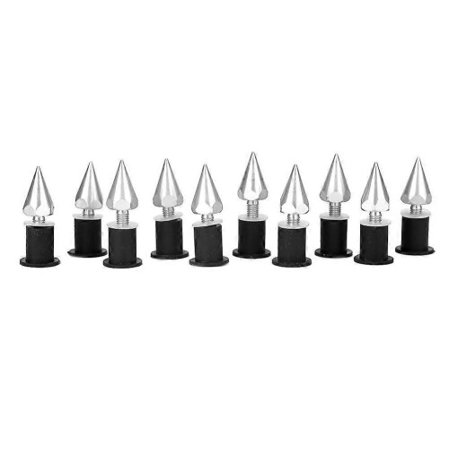 Windshield Spike Bolts M5 Screws Nuts Motorcycle Modification Accessories Silver 1