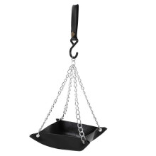 bird Feeder Tray Hanging Bird Water Tray black