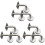 9PCS Κομψό Ανταλλακτικό Χειρολισθήρα Bannister Stair Rail Υποστη 1