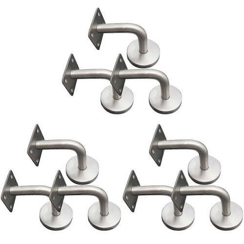 9PCS Κομψό Ανταλλακτικό Χειρολισθήρα Bannister Stair Rail Υποστη