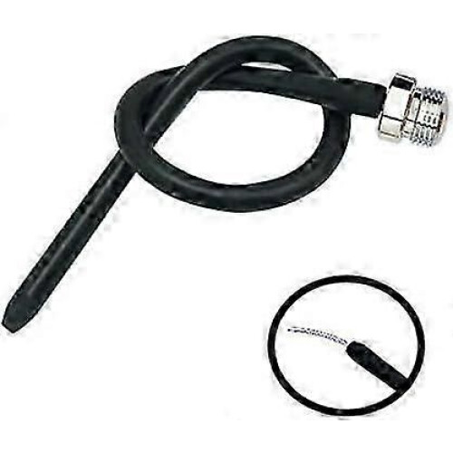 2025 Latest Silicone Enema Nozzle Attachment, Reusable Douche Hose Black 2