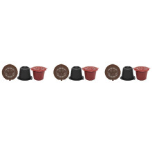 9 st återfyllningsbara återanvändbara espressokapslar kompatibla kaffemaskin återanvändbara kapselpåfyllningsbara
