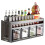 Kitchen Storage Organizer Stainless Steel Kitchen Spice Shelf Wall Mounted Multifunctional Spice She 1